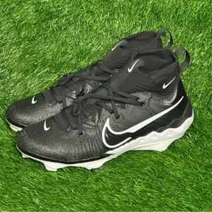 Size 7 - Mens Nike Alpha Huarache NXT MCS Black Baseball Cleats - DJ6519-001